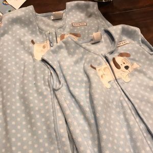 2 Fleece Halo Sleepsacks, XL (18-24m)